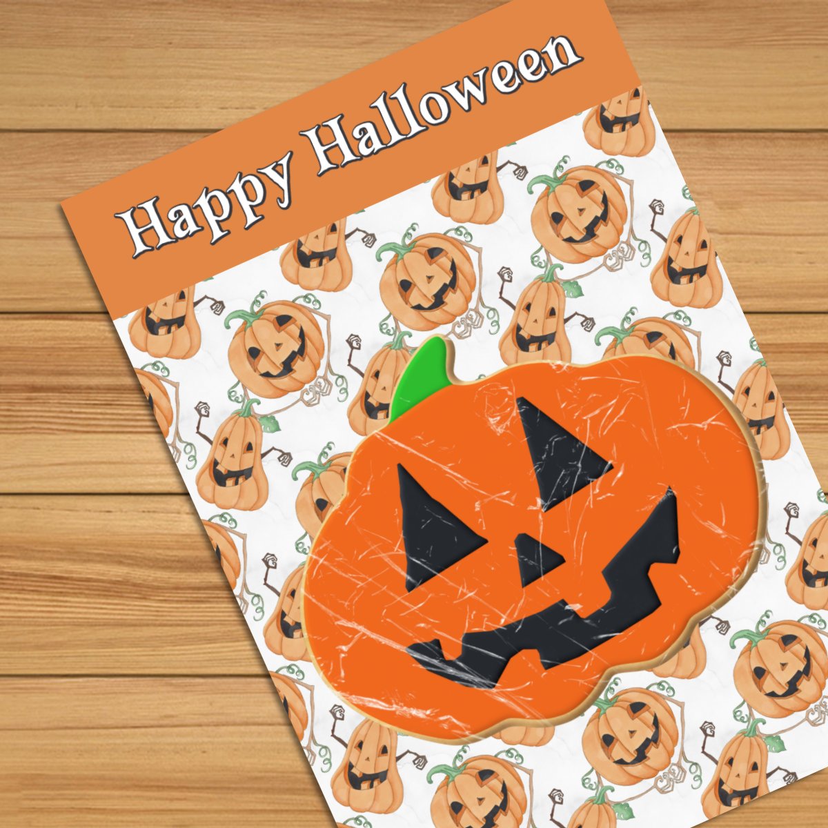 pumpkin-halloween-cookie-card-with-cookie