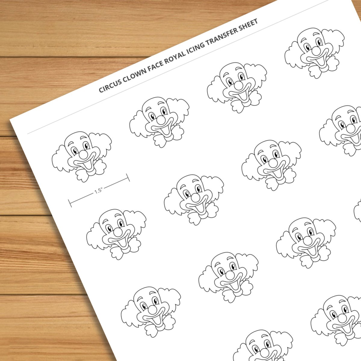 circus-clown-face-1-5-inch-royal-icing-transfer-sheet