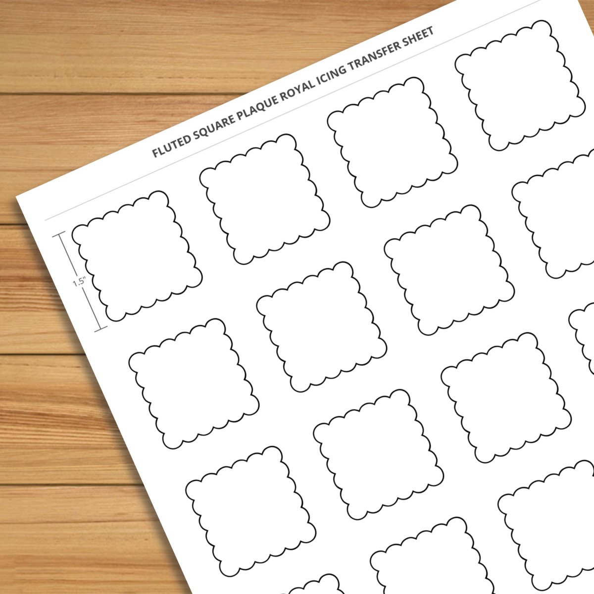 fluted-square-plaque-1-5-inch-royal-icing-transfer-sheet