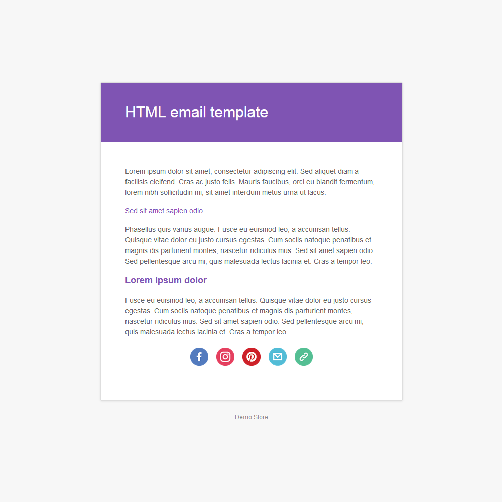 Social Icons for WooCommerce Emails – Admin Panel Color Social Icons in WooCommerce Preview Template