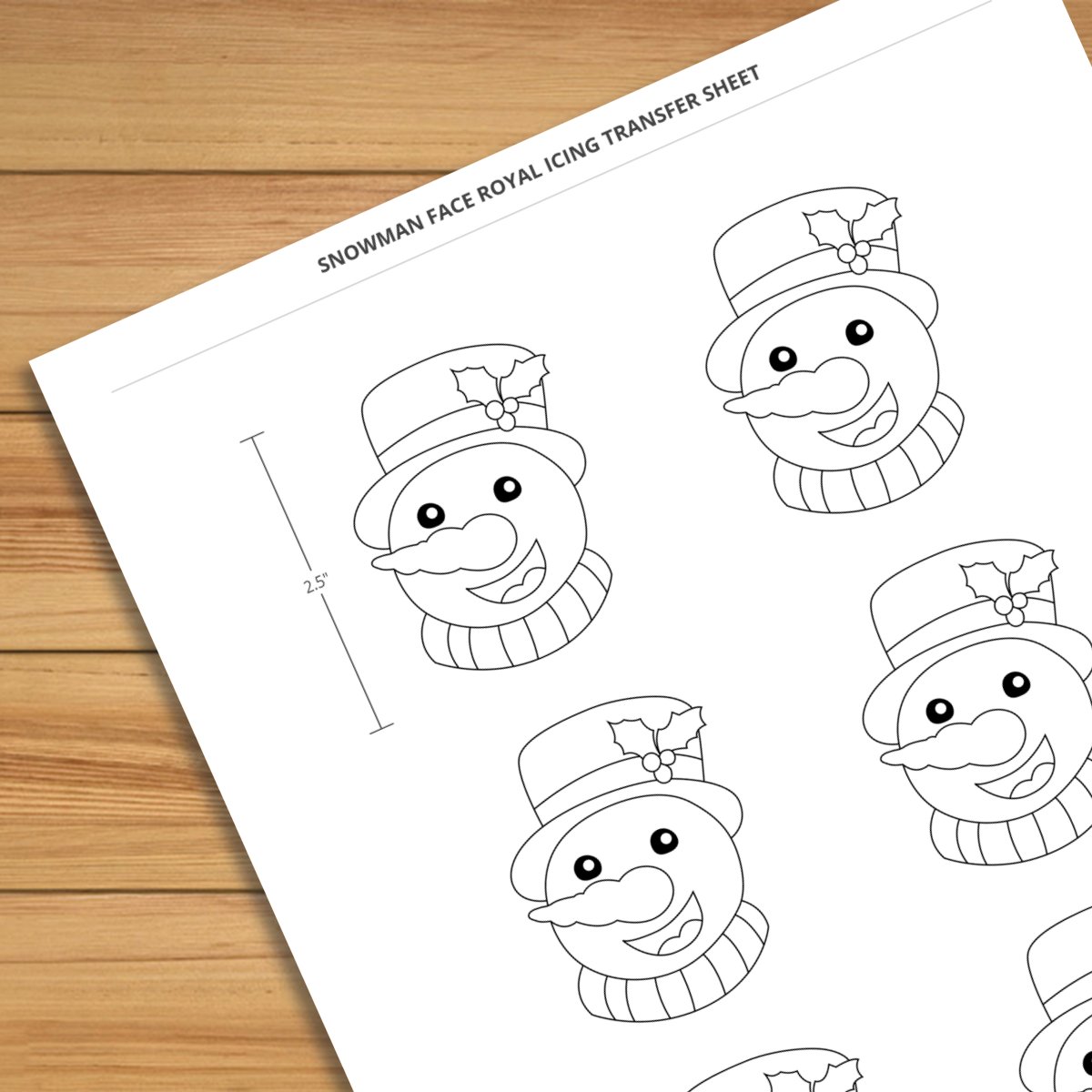 snowman-face-2-5-inch-royal-icing-transfer-sheet
