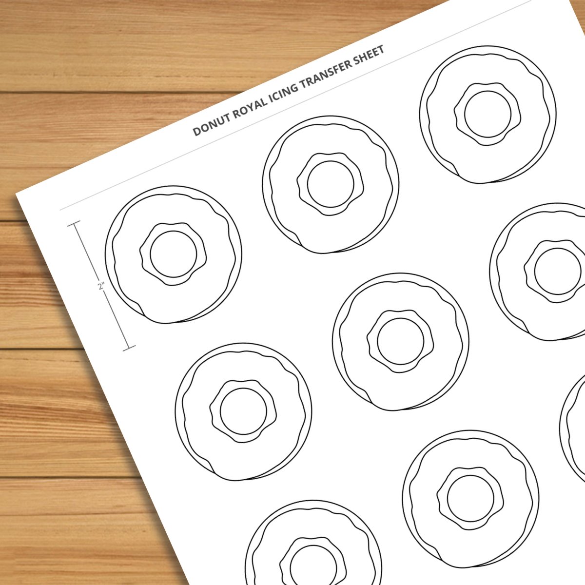 donut-2-inch-royal-icing-transfer-sheet