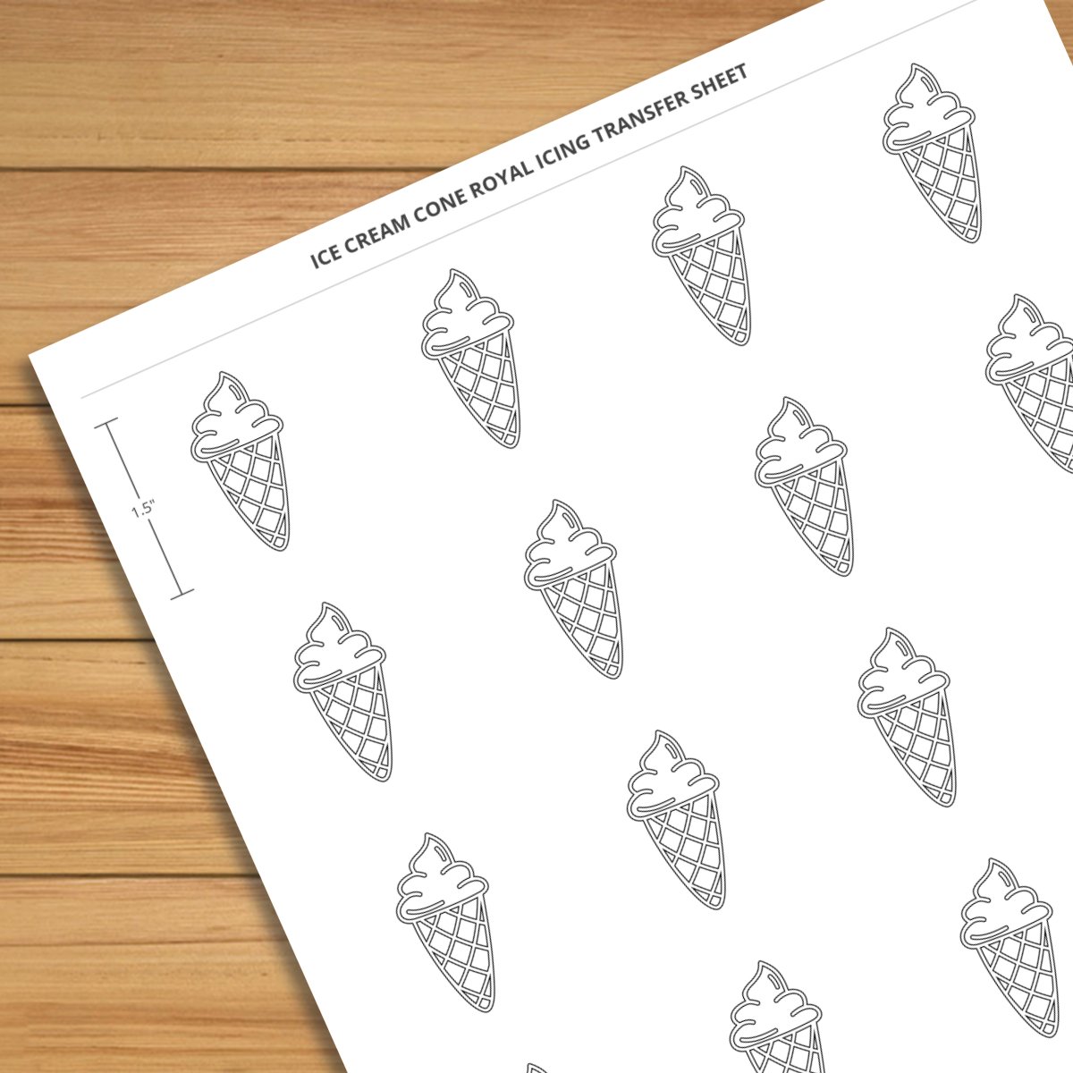 ice-cream-cone-1-5-inch-royal-icing-transfer-sheet