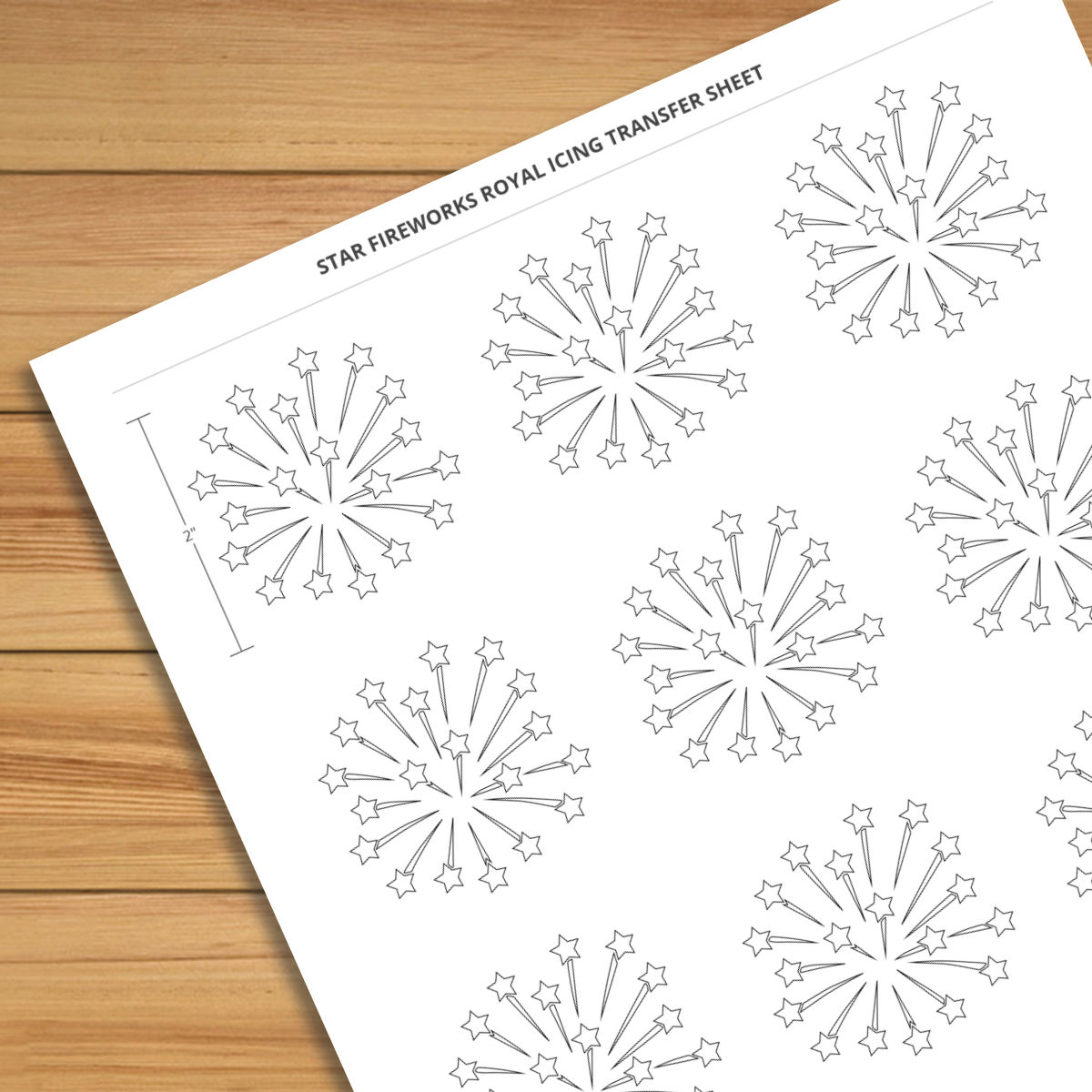 star-fireworks-2-inch-royal-icing-transfer-sheet