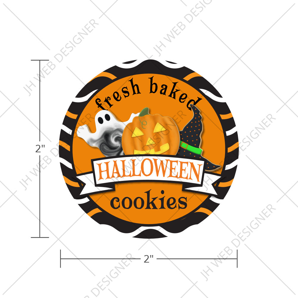 fresh-baked-halloween-cookies-sticker-2×2-circle-dimensions