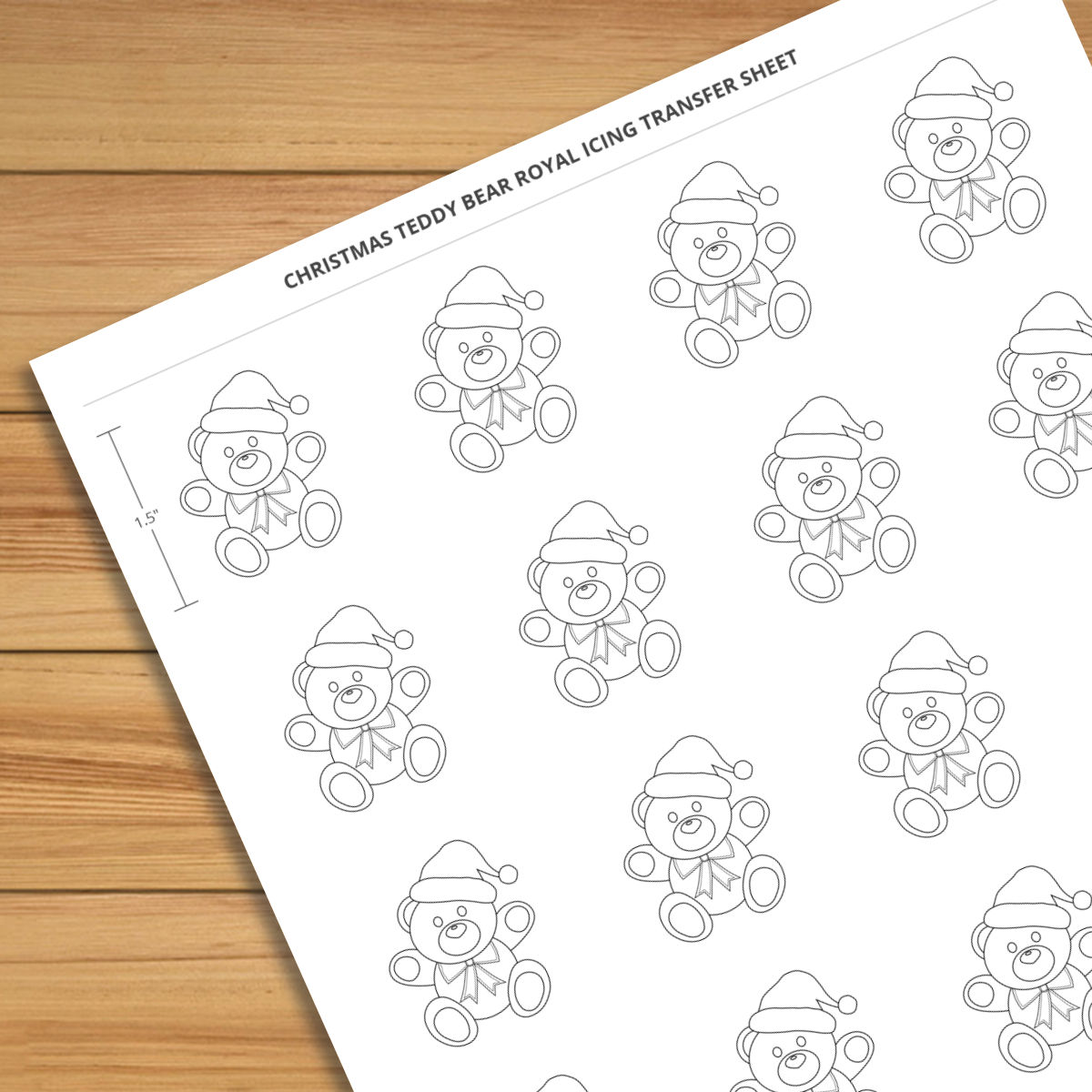 christmas-teddy-bear-1-5-inch-royal-icing-transfer-sheet