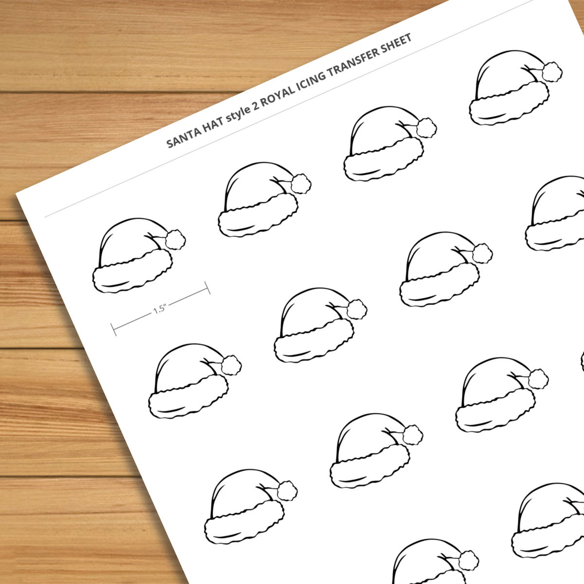 santa-hat-style-2-1-5-inch-royal-icing-transfer-sheet