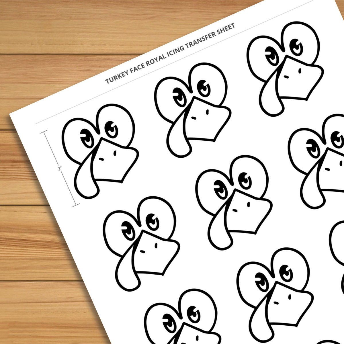 turkey-face-2-inch-royal-icing-transfer-sheet