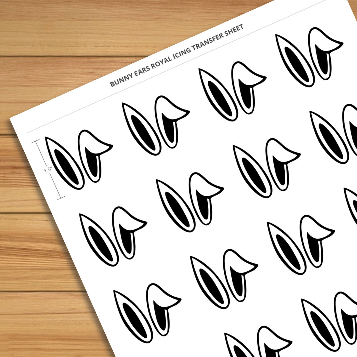 bunny-ears-1-5-inch-royal-icing-transfer-sheet