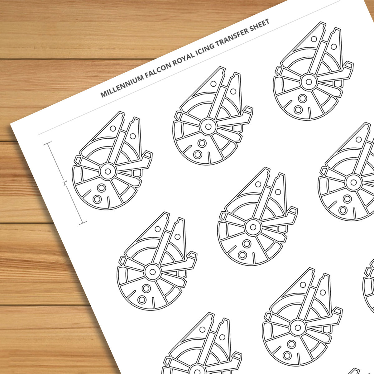 millennium-falcon-2-inch-royal-icing-transfer-sheet