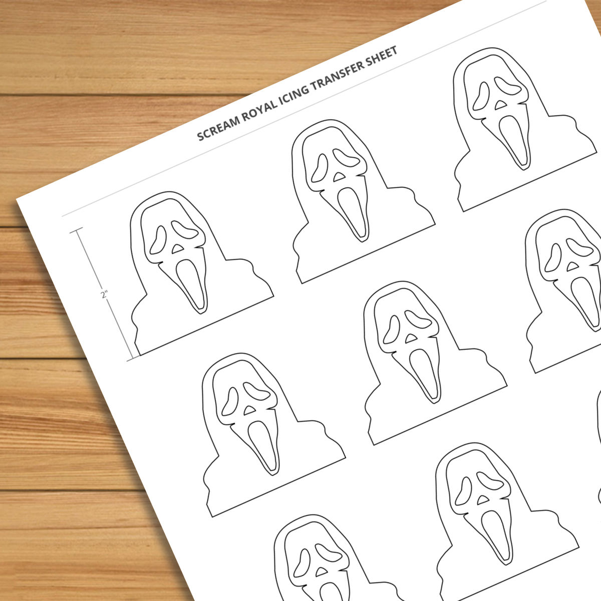 scream-2-inch-royal-icing-transfer-sheet